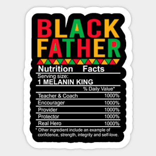 Juneteenth Dad Black Father Dope Black Dad King Father's Day Sticker